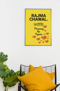rajma chawal poster