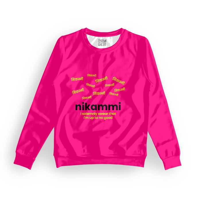 nikammi women's sweatshirt