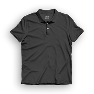 Basic Men's Polo T-Shirt - Black