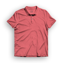 Load image into Gallery viewer, Basic Men&#39;s Polo T-Shirt - Coral Pink
