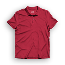 Load image into Gallery viewer, Basic Men&#39;s Polo T-Shirt - Red

