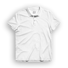 Load image into Gallery viewer, Basic Men&#39;s Polo T-Shirt - White
