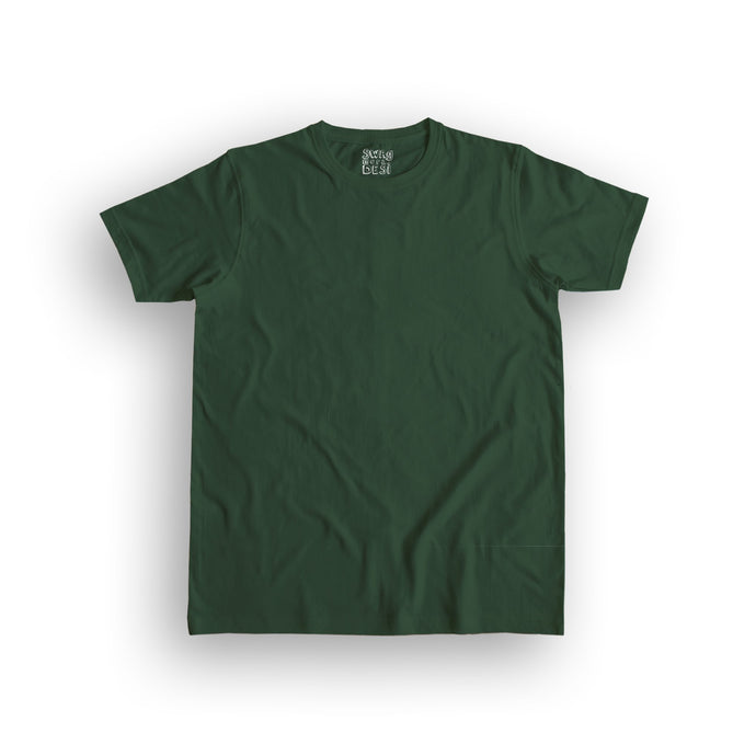 basic men's t-shirt - bottle green