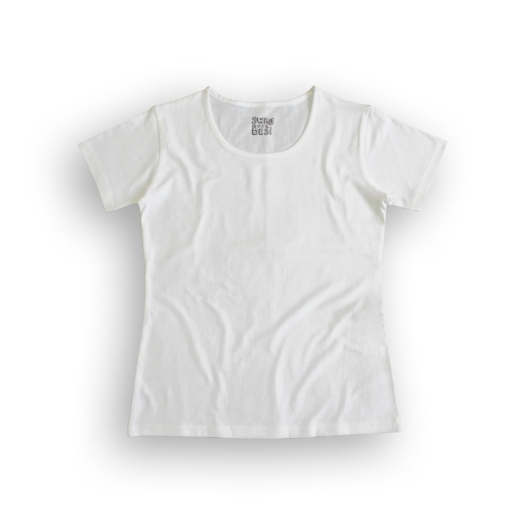 basic women's t-shirt - white