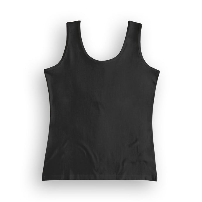 basic women's tank top - black