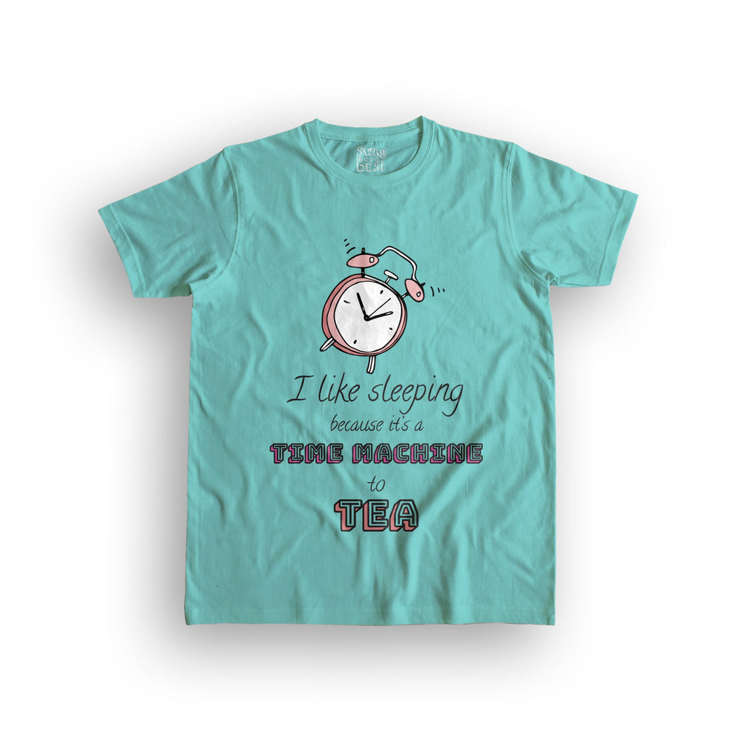 time machine to tea men's t-shirt