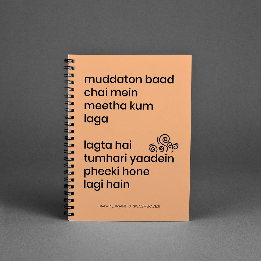 baawri basanti - muddaton - en notebook