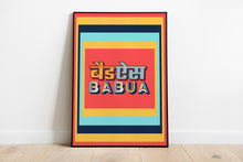 Load image into Gallery viewer, badass babua poster
