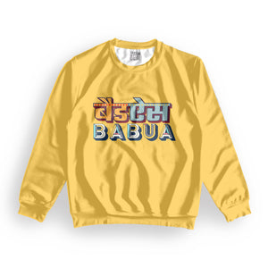 badass babua men's sweatshirt