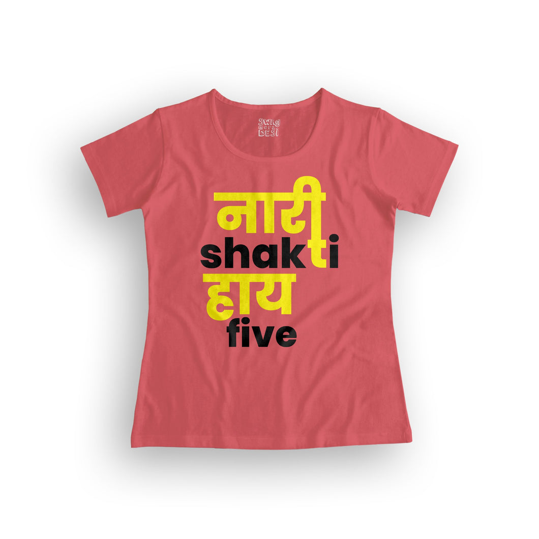 naari shakti women's t-shirt