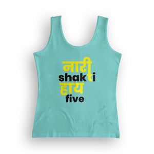 naari shakti women's tank top