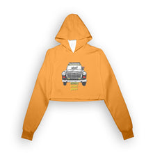 Load image into Gallery viewer, mumbai taxi crop hoodie

