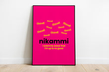 Load image into Gallery viewer, nikammi poster
