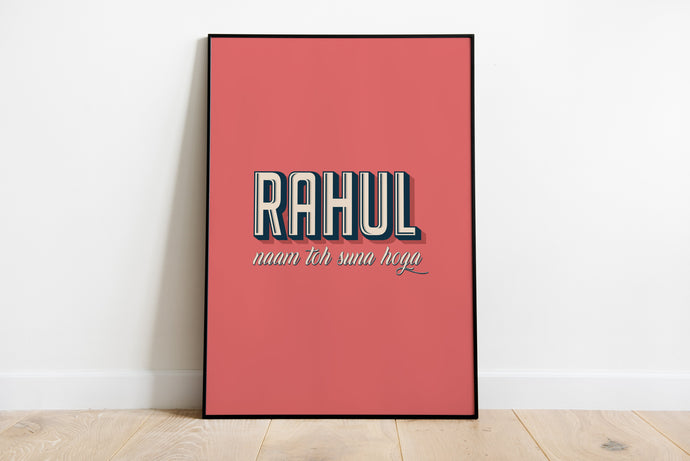 rahul poster