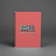 Load image into Gallery viewer, Rahul Notebook

