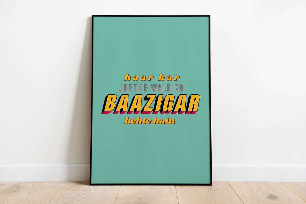 baazigar poster