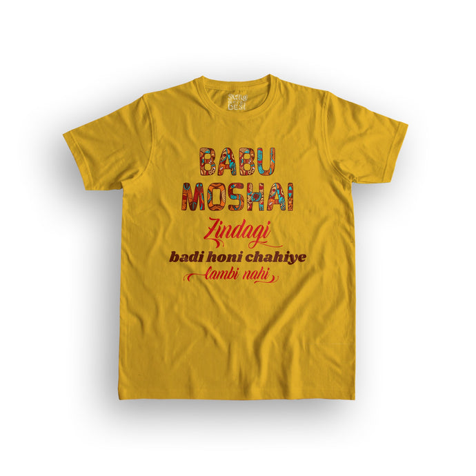 babu moshai men's t-shirt