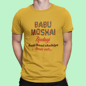 babu moshai men's t-shirt