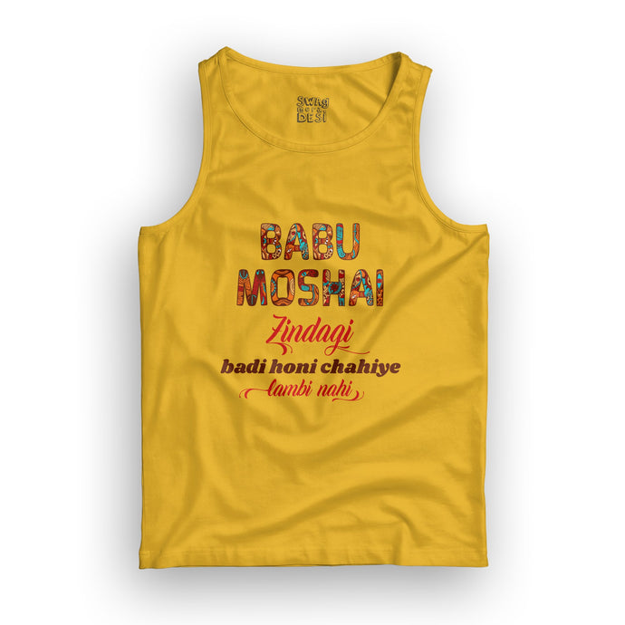 babu moshai men's tank top