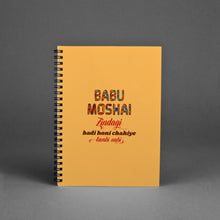 Load image into Gallery viewer, babu moshai notebook

