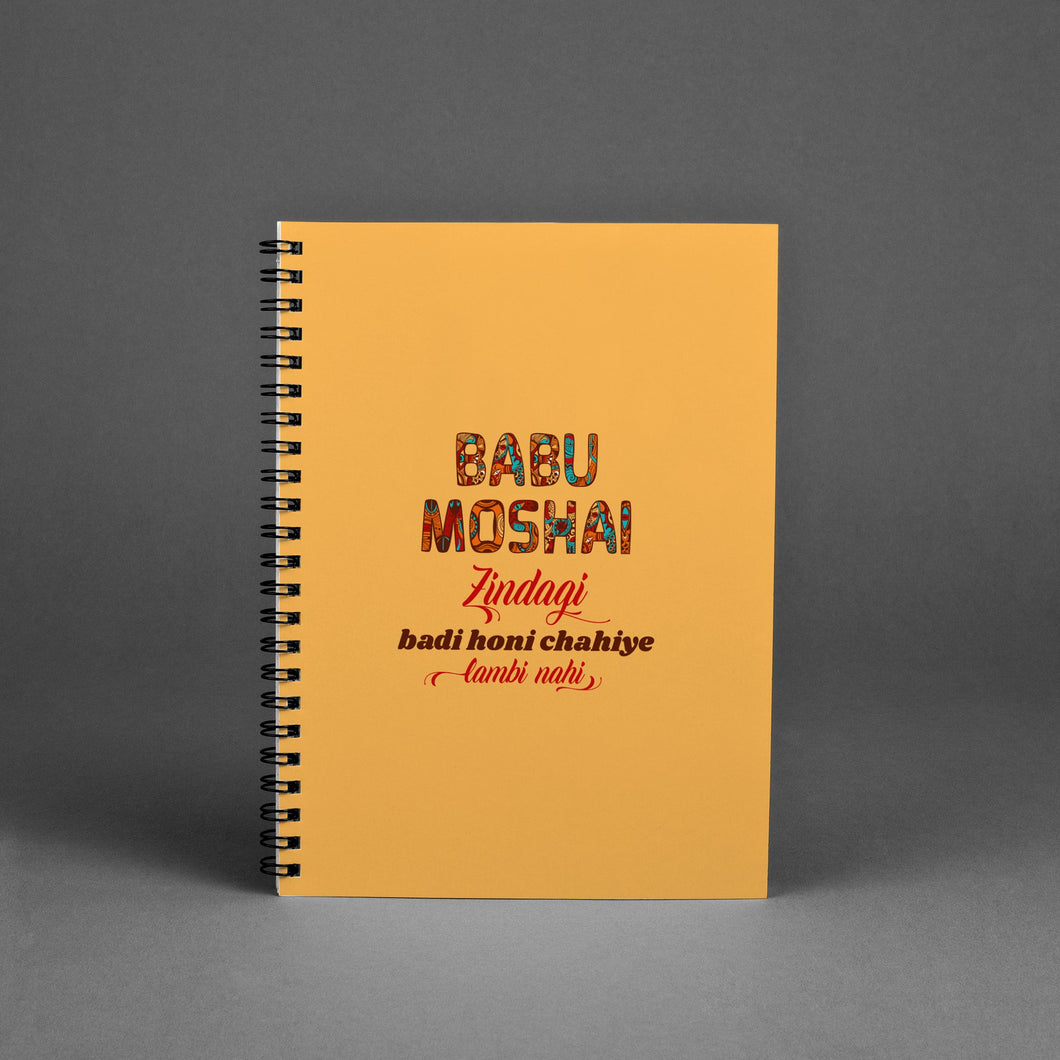 babu moshai notebook