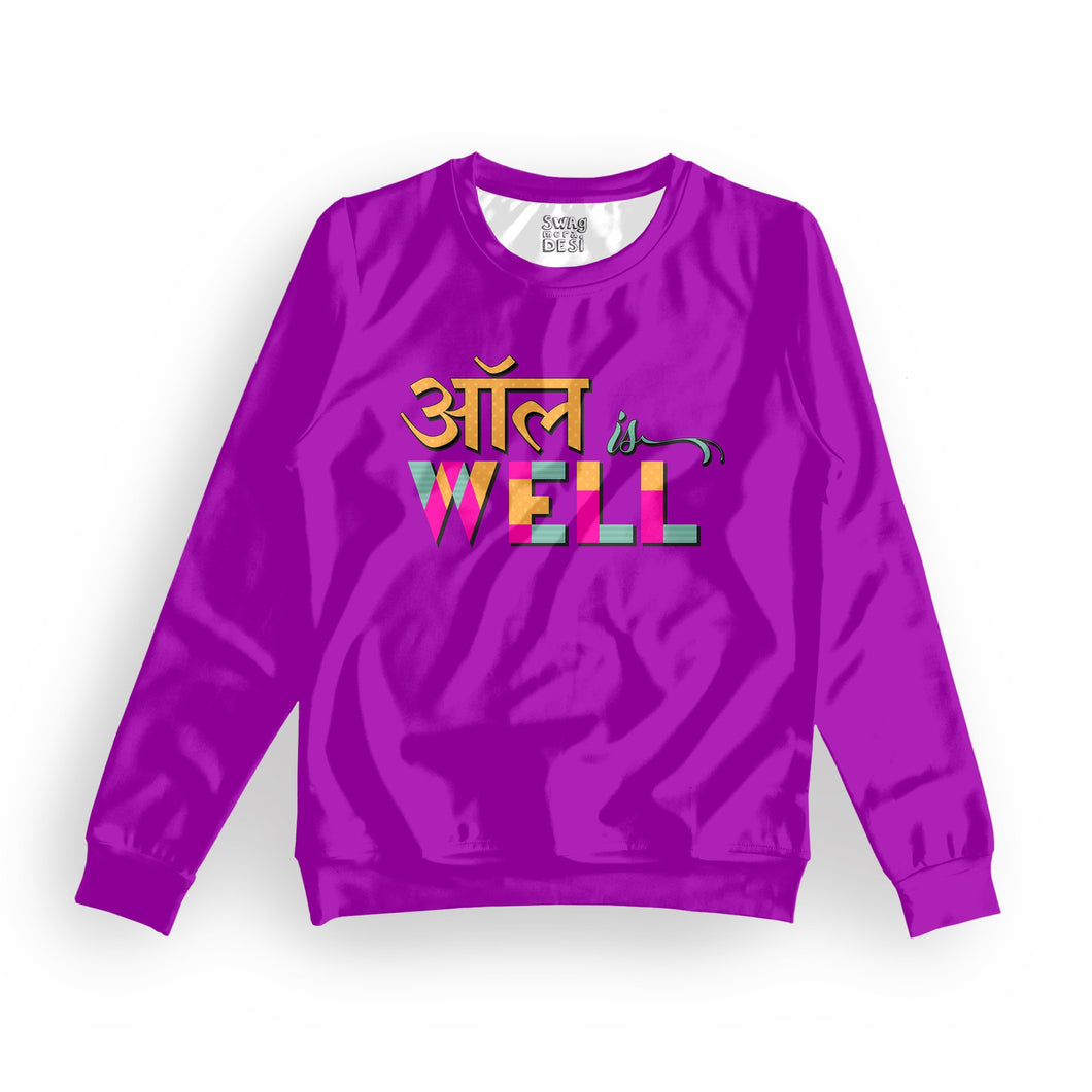 all is well women's sweatshirt