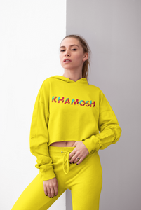 khamosh crop hoodie