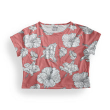 Load image into Gallery viewer, hibiscus crop top
