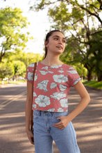 Load image into Gallery viewer, hibiscus crop top
