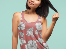 Load image into Gallery viewer, hibiscus women&#39;s tank top
